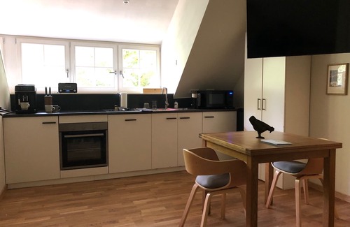 Oss Apartment | 43 m2 luxury apartment with double jacuzzi and private Finnish sauna, in villa