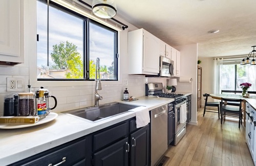 West Central Westminster House | 4bd, 2 bath btw Denver & Boulder with gated yard, games, trails & mtn views