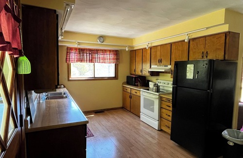 Munising House | 4BR 2BA -Spacious & Private - Big Snow, Close to Ski and nSnowmobile Trails