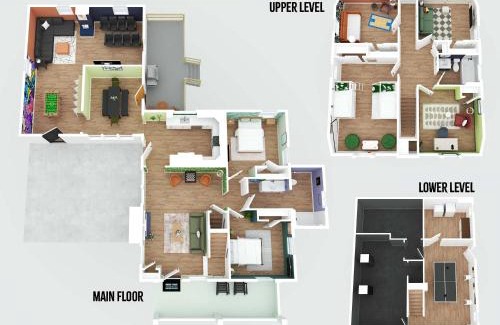 Hamilton House | 4BR Home Theater near Spooky Nook Sports Complex
