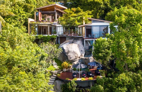 Laem Set Villa | 4BR Samui Villa w/Waterfall & Pool in Laem Set