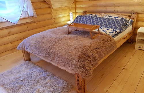 Jastrzebia Gora House | 4x BeHappy Woodhouse log cabins Sauna Jacuzzi Gdansk near Jastrzębia Góra