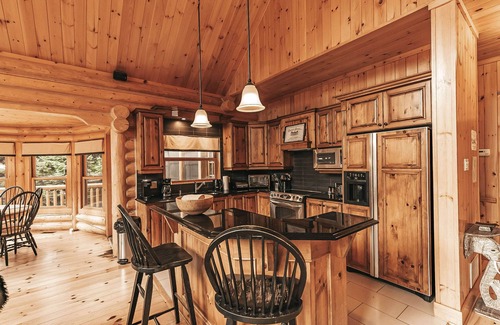Fiddler Lake Resort Ski Chalet | 5-Bedroom Getaway with Sauna, BBQ, and Game Room