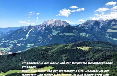 Schoenau am Koenigssee Apartment | 5 Bergpanorama und herrliche alpinen Almlandschaft für absolute Nichtraucher