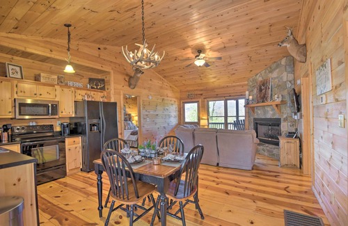 Blue Ridge Cabin | 5 Mi to Downtown Blue Ridge: Rustic Cabin w/Views