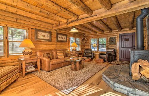 Arnold House | 5 Mi to Hiking Custom Cabin with Deck in Arnold!