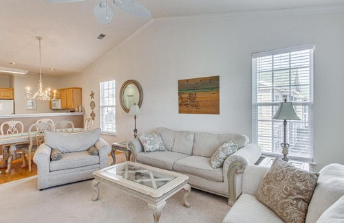 Sunset Beach Apartment | 5 Mi to Shore Condo with Patio in Sunset Beach!