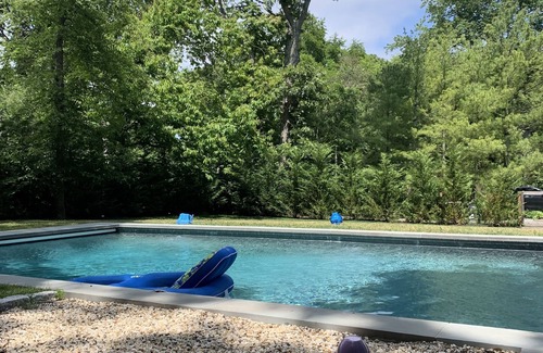 Silver Beach House | 5 minute walk to Crab Creek Beach.nLarge yard and pool for family fun.