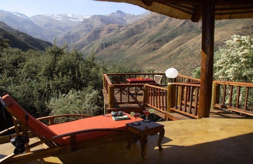 Leribe District Ski Chalet | 5 star luxury Chalet double room