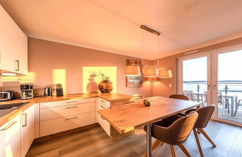 Muritz Apartment | 5 - star vacation apartment Auszeit with panoramic view of the Müritz