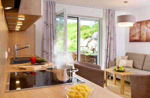 Kalzhofen Apartment | 5 * vacation apartment Allgäuer Alm with swimming pool and sauna