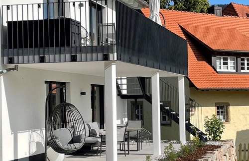 Horben House | 5* vacation apartment Schwalbennest with a fantastic view on the 1st floor
