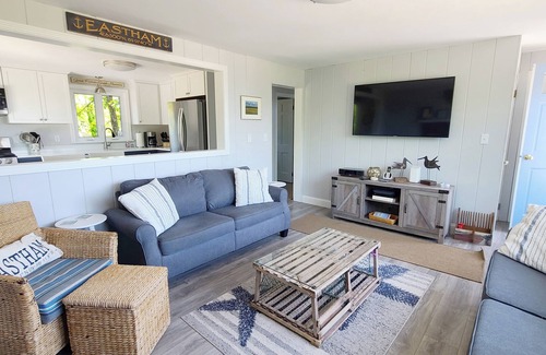 Campground Landing House | 5BD Beach House-Across from Campground Beach, Bay Views, Central A/C & Deck
