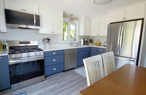 Campground Landing House | 5BD Beach House-Across from Campground Beach, Bay Views, Central A/C & Deck