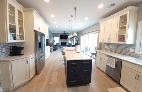 Mantoloking House | 5BR/3BTH waterfront family beach house with hot tub, kayaks, bikes and game room