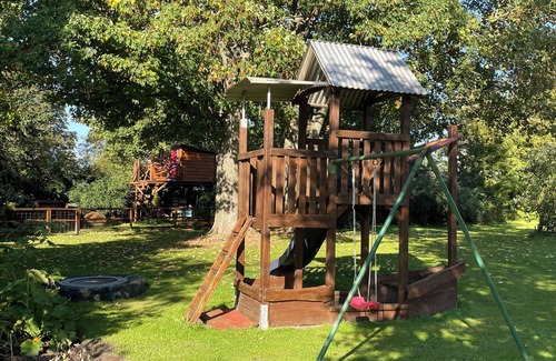 Barkhagen House | 5km from Plau am See Holiday home half on a vacation farm with ponies