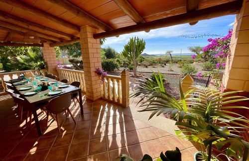 Majada del Moro Villa | 5mn Beach, Swimming pool, Sea view, Exotic garden, Air-conditioned, Ideal for families.