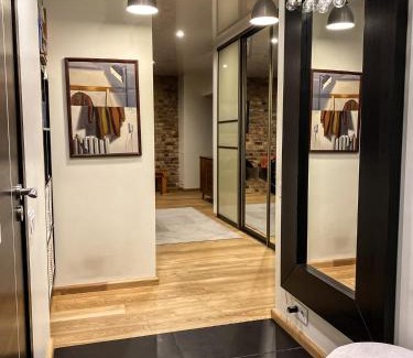 Maskavas Forstate Apartment | 5th Floor Apartment 24h SELF CHECK-in PRIVAT FREE PARKING