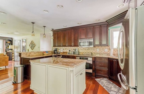 Rock Hill House | 6 Acre Countryside Retreat w/Pool & Hot Tub + Game Room + Sport Court