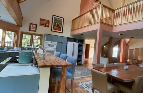 Marengo House | 6 bd Country Estate on 28 Acres near Lk Geneva w/Ponds, Trails, Fenced Dog-park