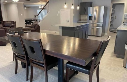 Stone Oak House | 6 bed 120” theater ping pong pool table Stone Oak