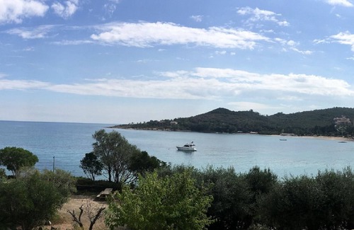 Favone Apartment | 6-person apartment, 1st floor, superb sea view, direct access to the beach