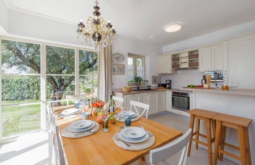 Sveti Lovrec Villa | 6 persons, heated pool, sea view, wifi, air conditioning,billiards,table tennis,