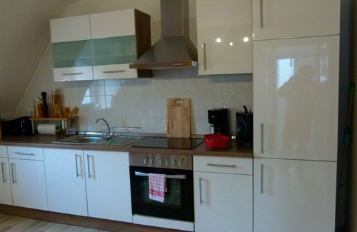 Sankt Wendel Apartment | 60 sqm. Bed. with double bed, living room. with sofa bed, kitchen compl. shower