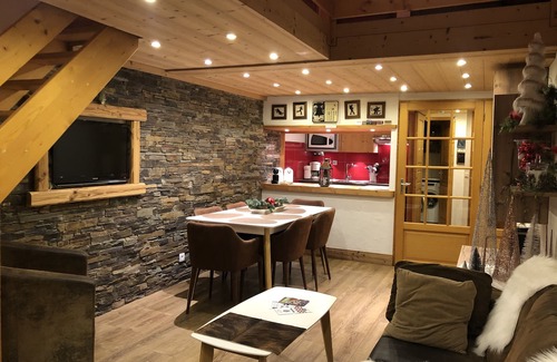 Les Saisies Apartment | 60m2. Center station 6 people. FREE WIFI. GARAGE