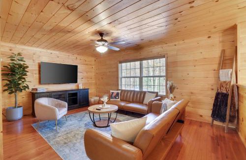 Hickory Hills House | 6BR Cabin w Fire Pit Game Room & Basketball