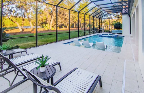 West Kissimmee House | 6BR+Game Room~ Pool, Fire Pit ~ Golf Course ~By Magic Kingdom~Orange Lake Resort