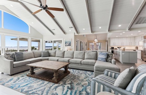 South Beach House | 7 Brown Pelican ~ Direct Ocean Front Home with Pool and Putting Green