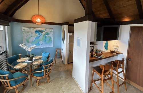 Punaluu Condo | #70 Pog`s Place at Black Sand Beach Punalu`u with Ocean views and Travertine floors.