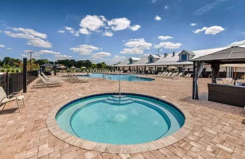 Fellowship RV Rental | 70' RV Pad at Champion's Run Luxury RV Resort with full hookups
