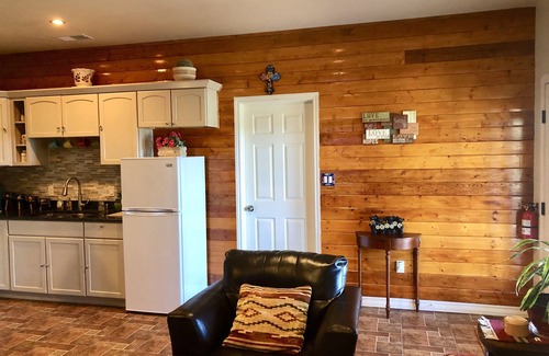 Ruidoso Cabin | 700ft downstairs living quarters.Full equipped kitchen 1bedroom and bathroom