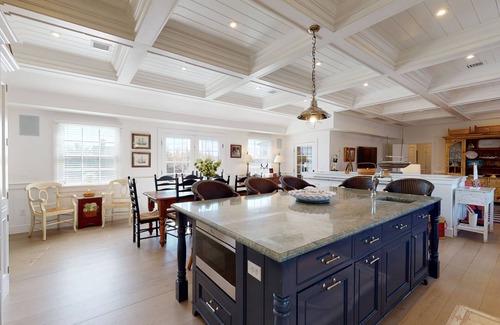 Nantucket Town House | 7BR edge of town with pool, movie theater. Beautiful gardens. Pet friendly