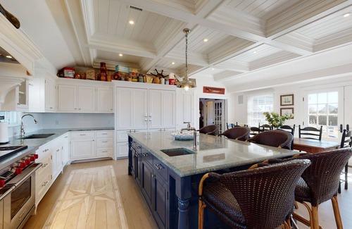 Nantucket Town House | 7BR edge of town with pool, movie theater. Beautiful gardens. Pet friendly