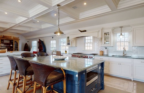 Nantucket Town House | 7BR edge of town with pool, movie theater. Beautiful gardens. Pet friendly