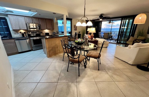 Bonita Springs Condo | 7th HEAVEN! Stunning views! Heated Pool, Pickle Ball! Across from Bonita Beach!