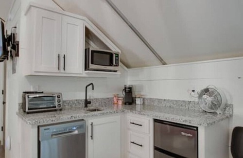 Groveoak RV Rental | #8 (Game Room) Luxury Glamping Tent Arcade Theme