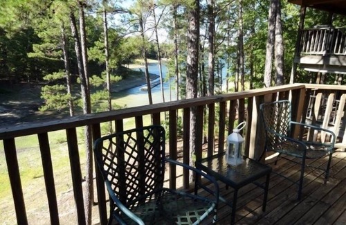 Mount Ida Condo | 80BPD, Four bedroom, two 1/2 bath log-sided condo with lake view , garage by RedAwning