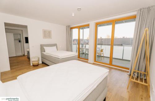 Handorf Apartment | 88 QM - Exklusiv & Top angebunden - Werse Loft by youpartments