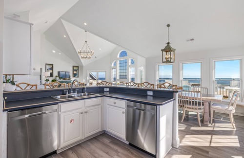 Frisco House | 8BR Oceanfront in OBX with Heated Pool & Hot Tub!