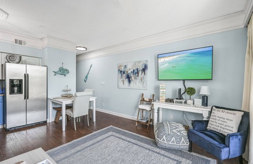 Gulf Place Condo | 97steps to our private beach access with a private beach ! WIFI Front Balcony