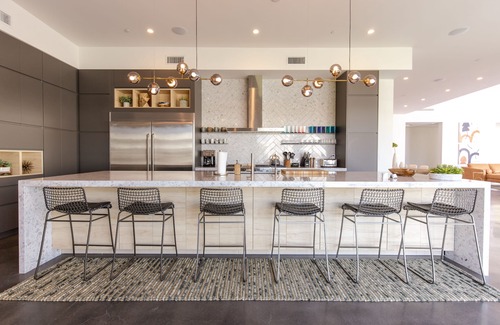 Racquet Club West House | 9BR Luxury Oasis Estate/Spa Lounge and Vintage Trailer