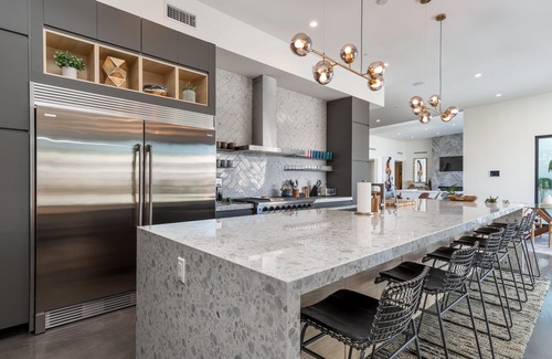 Racquet Club West House | 9BR Luxury Oasis Estate/Spa Lounge and Vintage Trailer