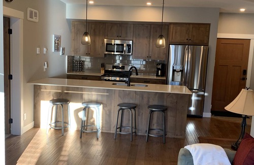Sun Peaks Condo | A 2 bedroom ski-in/ski-out (Orient Chair) with private hot tub and BBQ