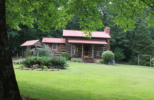 Elkin Cabin | A authenic early American cabin located on a 85 acre farm in NC Foothills.