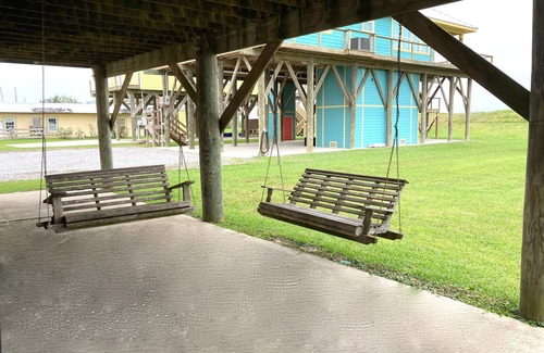 Grand Isle House | A Beach Sanctuary: Spacious 3BR beachfront home in Grand Isle, LA, perfect for 12 guests.