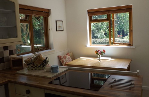 Bognor Regis Ski Chalet | A beautiful pine chalet with its own private garden surrounded by fields